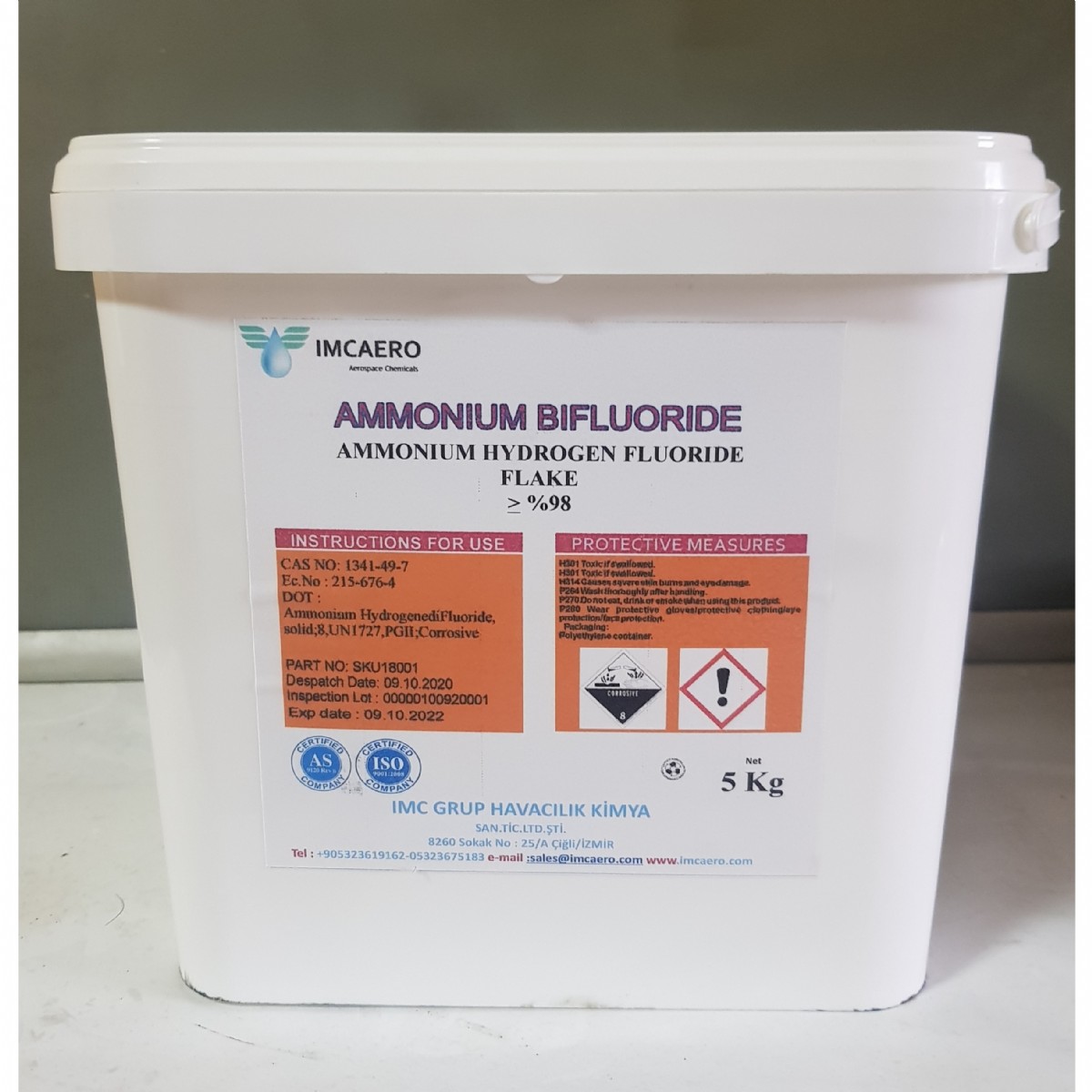 PART WASH | AMMONIUM BIFLUORIDE | 31 | ammonium bifluoride,amonyum biflorÃ¼r | 